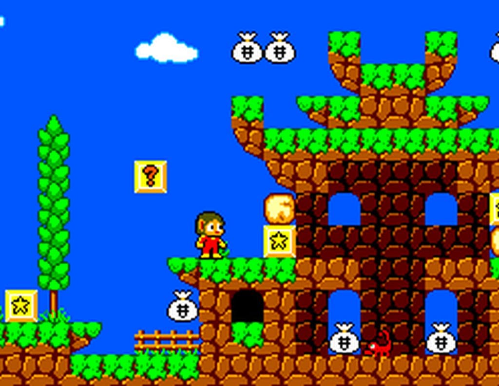 Alex Kidd 2 Curse in Miracle World