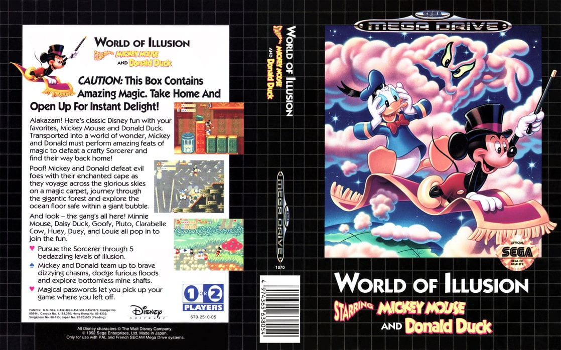 World of Illusion starring Disney's Mickey Mouse & Donald Duck