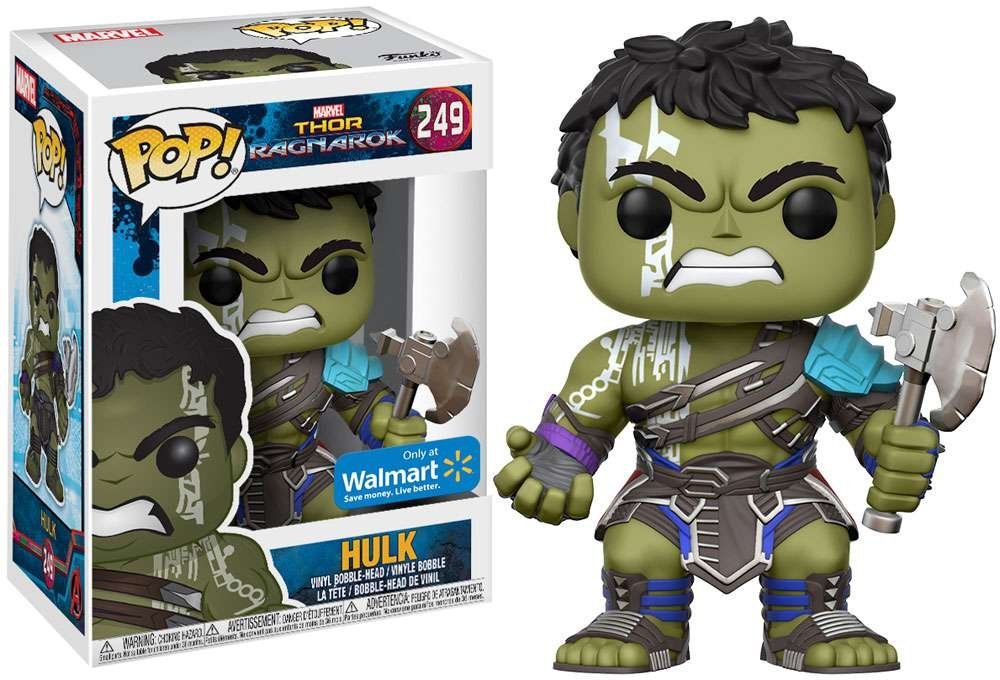 Funko POP! Marvel: Thor Ragnarok - Hulk Gladiator Suit No Helmet - Exclusive Vinyl Action Figure