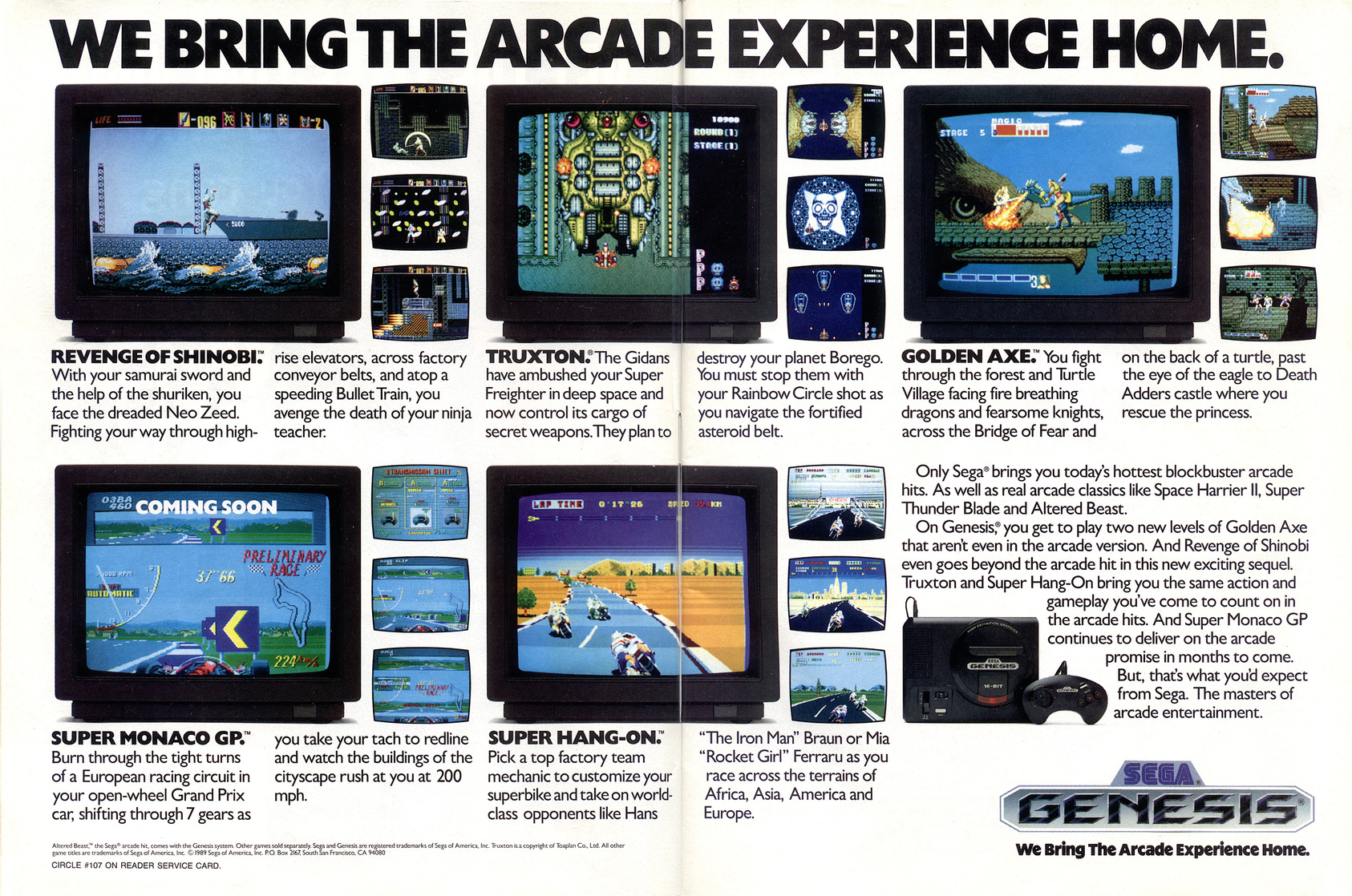 Sega Genesis/Mega Drive