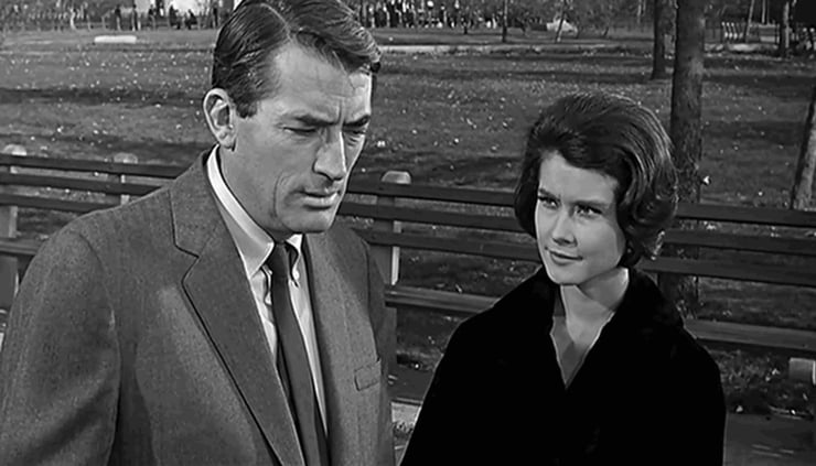 Gregory Peck and Diane Baker