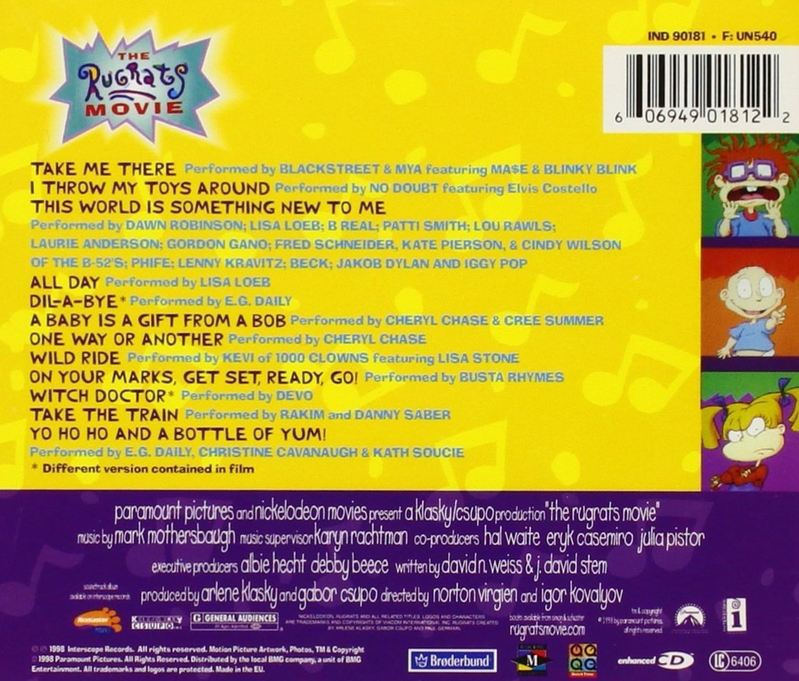 The Rugrats Movie: Music From The Motion Picture [Enhanced CD]