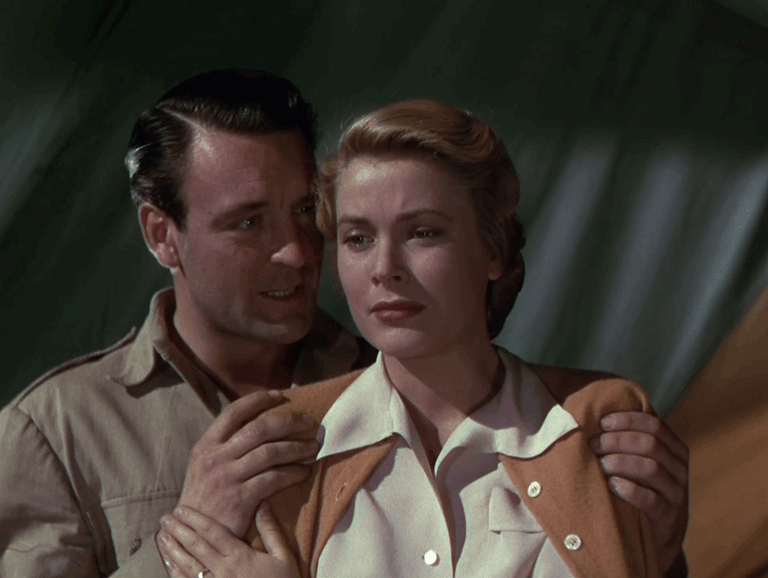 Donald Sinden and Grace Kelly