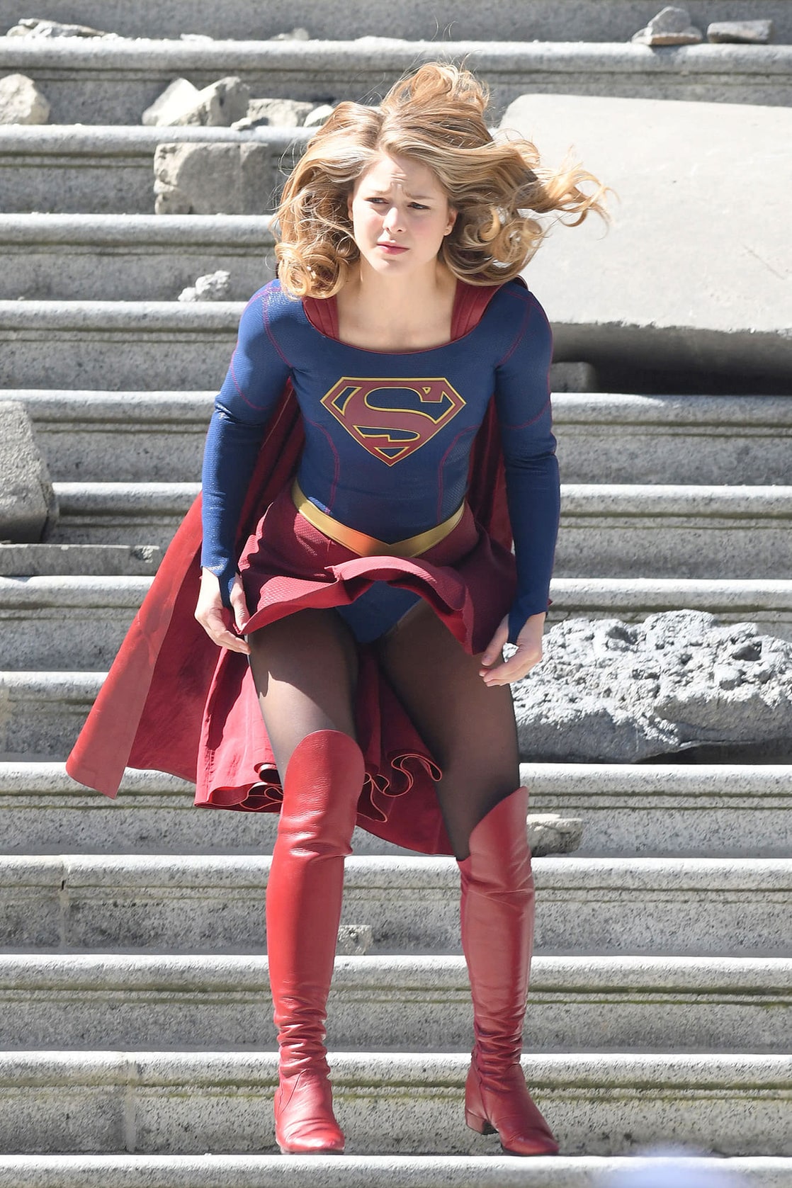 Melissa benoist upskirt