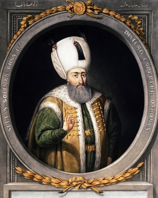 16th-century miniature of Suleiman the Magnificent