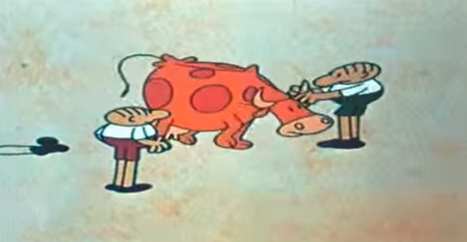 The Three Fools and the Cow
