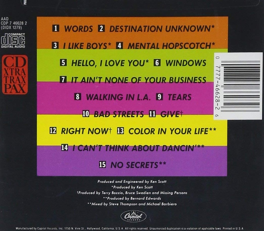 Image of The Best of Missing Persons