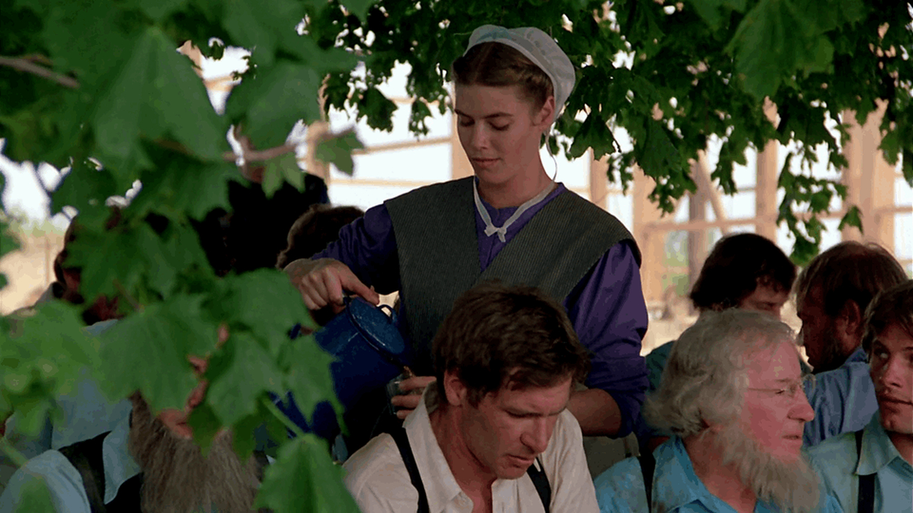Harrison Ford and Kelly McGillis