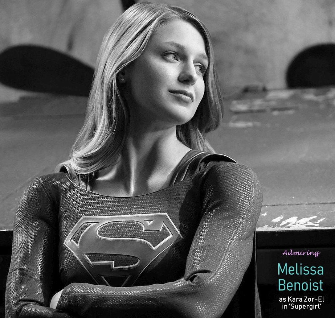 #MelissaBenoist as Kara Zor-El in #Supergirl 