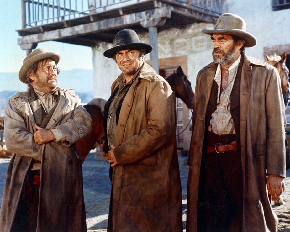 Strother Martin, Ernest Borgnine, Jack Elam