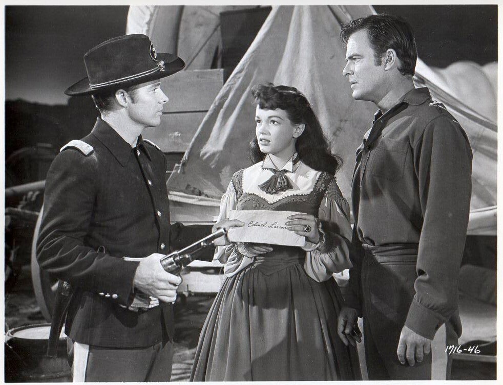 Audie Murphy, Joan Evans, Robert Sterling