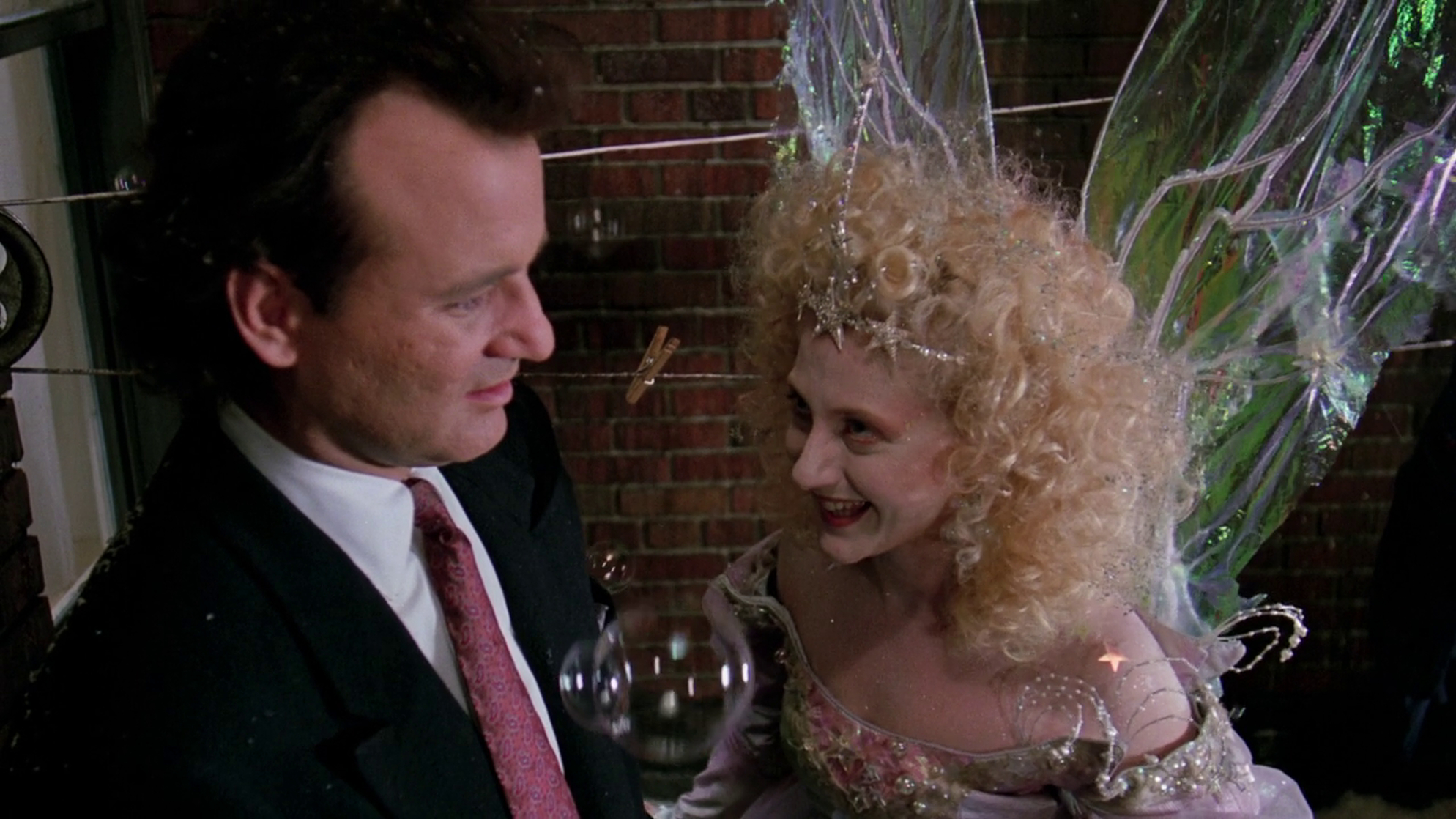 Bill Murray and Carol Kane