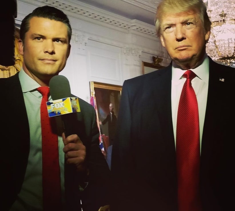 Pete Hegseth, Donald Trump