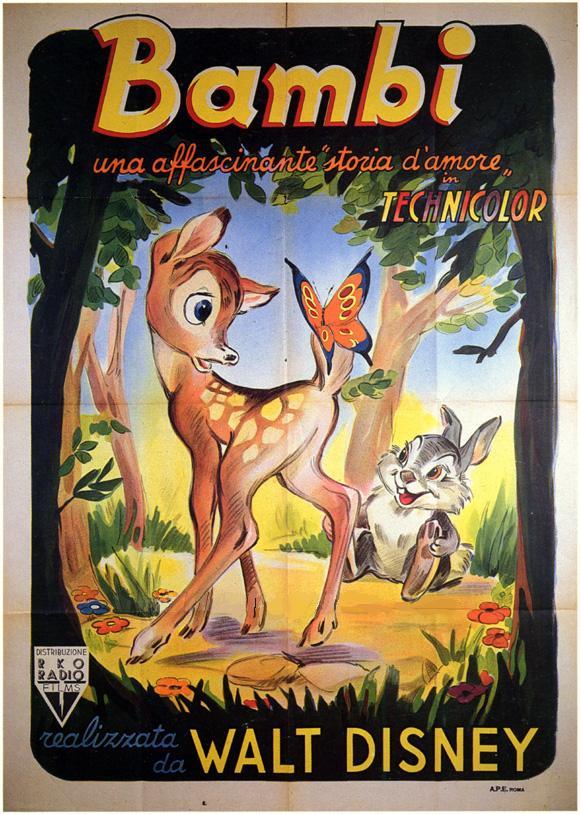bambi 1942 he is the son of a stag who rules the forest