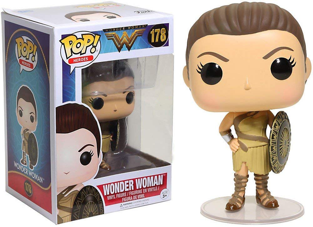 Pop! Heroes Wonder Woman Vinyl Figure Wonder Woman (Themyscira) #178 Hot Topic Exclusive