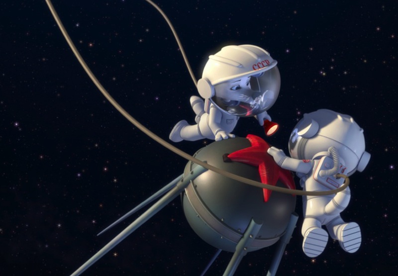 Space Dogs 1 Belka and Strelka Star Dogs 3D