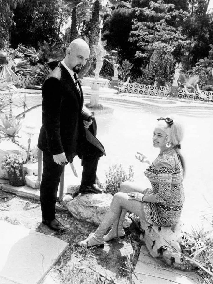 With Anton Lavey At The Pink Palace 