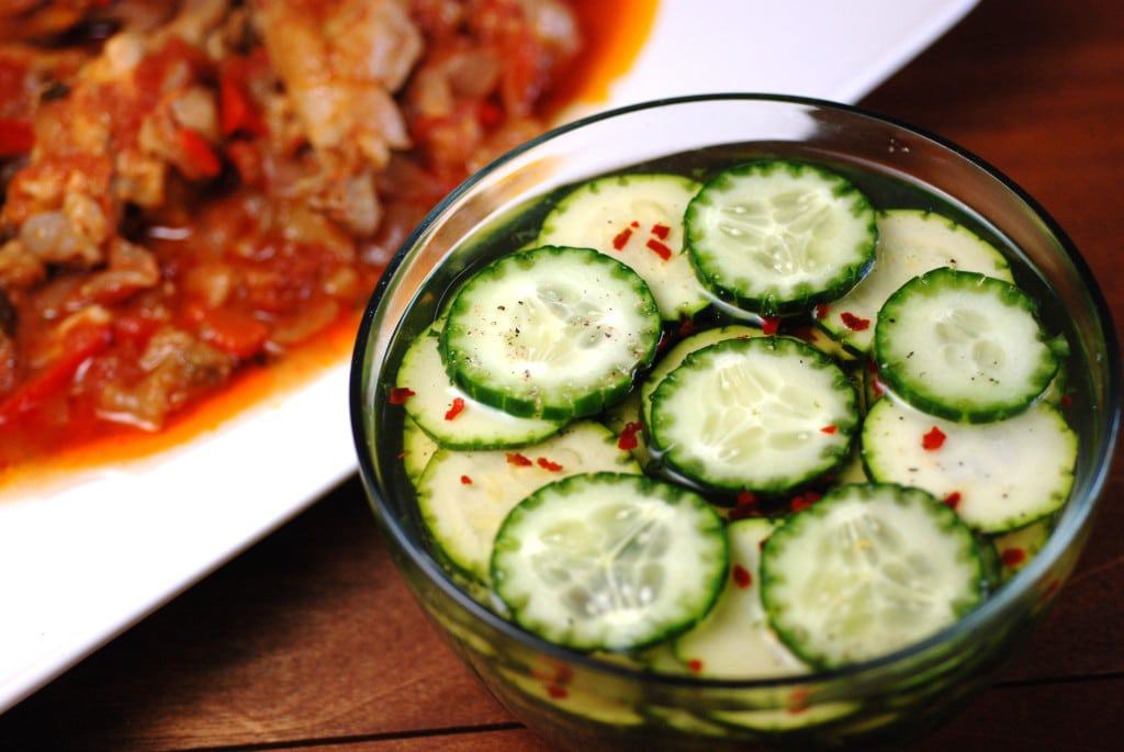 Image of Cucumber and Courgette Salad