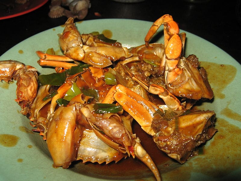 Crab in Padang sauce