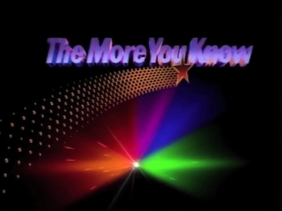 The More You Know     