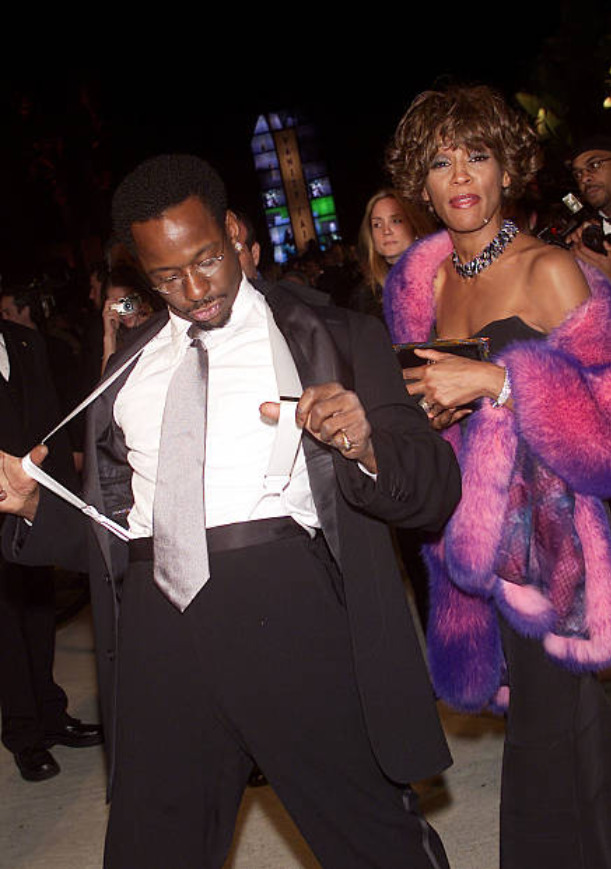 Whitney Houston and Bobby Brown at the Vanity Fair