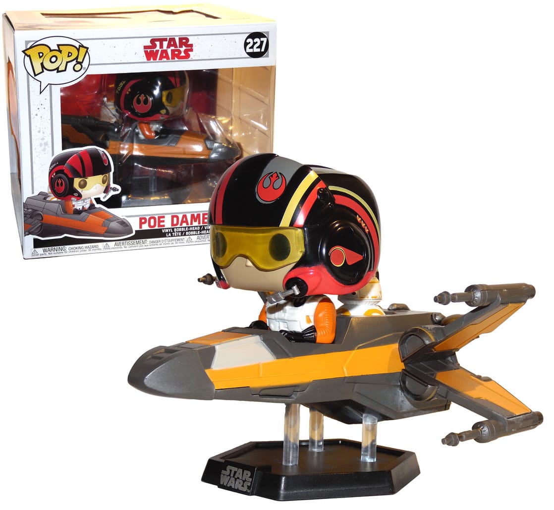 Smuggler's Bounty Funko Pop Star Wars Exclusive Poe Dameron with X-Wing #227