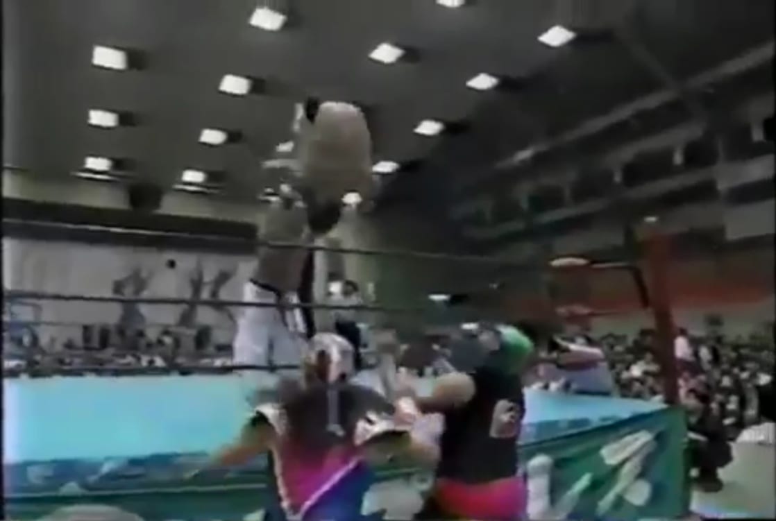 Jinsei Shinzaki & TAKA Michinoku vs. Gran Naniwa & Super Delfin (1994/12/17)