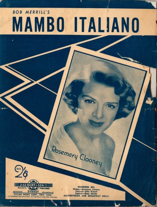 Мамбо итальяно. Mambo italiano Розмари Клуни. Rosemary Clooney - Mambo italiano. Мамбо Мамбо итальяно.