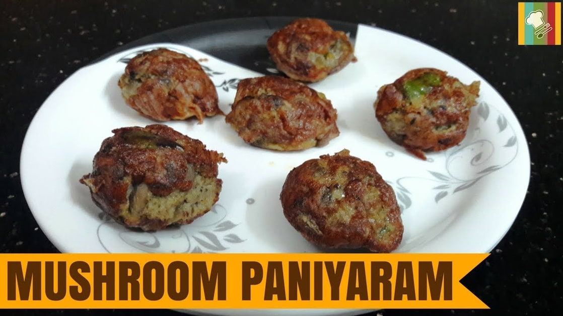 Mushroom Paniyaram