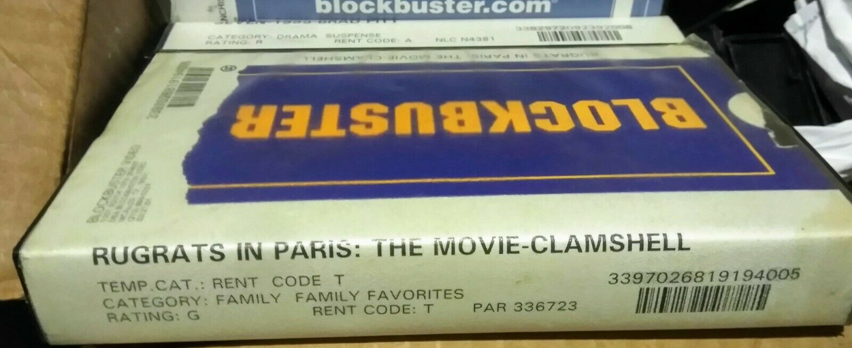 Blockbuster VHS Rugrats In Paris.
