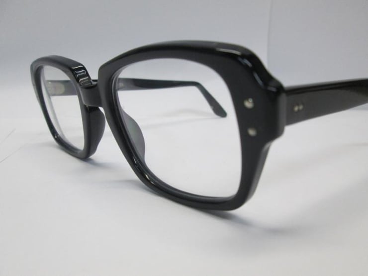 Picture Of Uss Military Surplus Bcg Black 50 Clear Lenses Richie Tozier Eyeglasses The Movie It