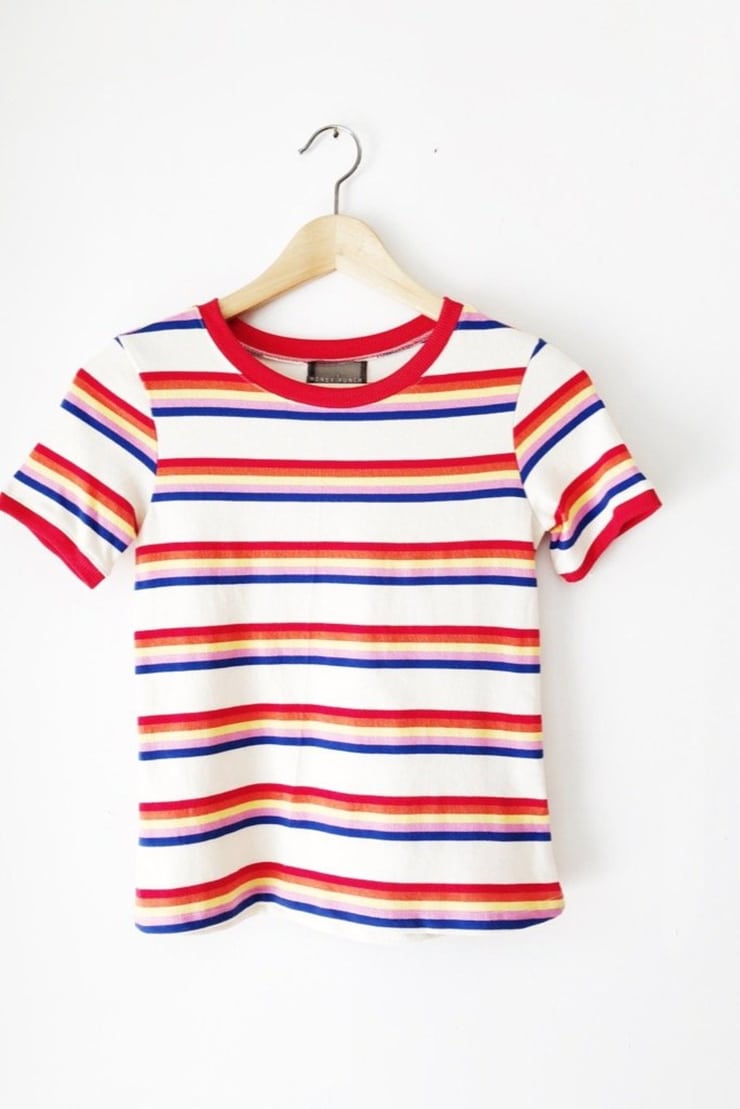 Honey Punch | Striped Ringer Tee | Nordstrom Rack image