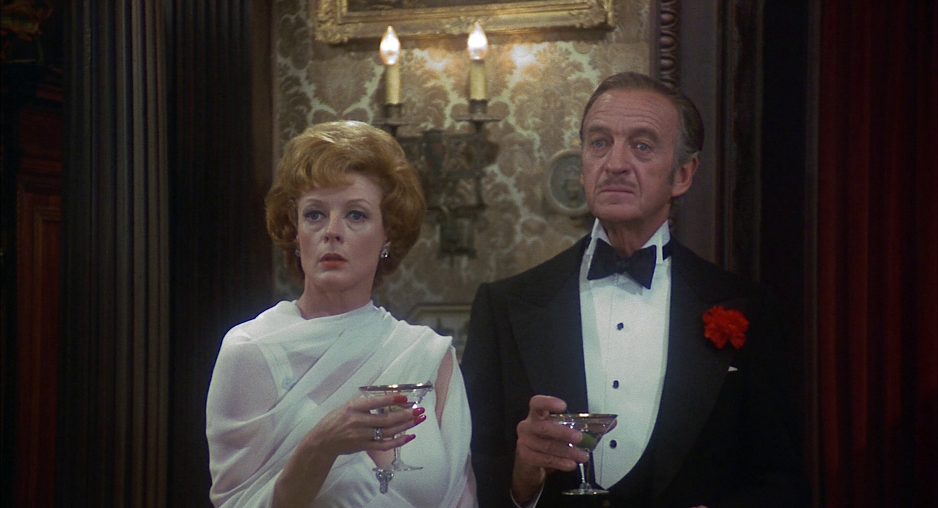 Maggie Smith and David Niven