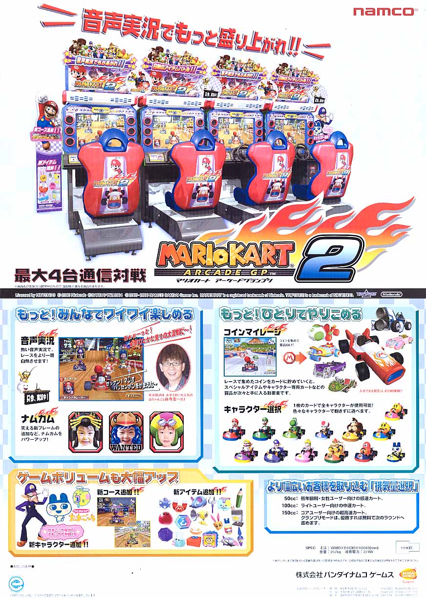 マリオカートアーケードグランプリ ROMカートリッジ アーケード基板