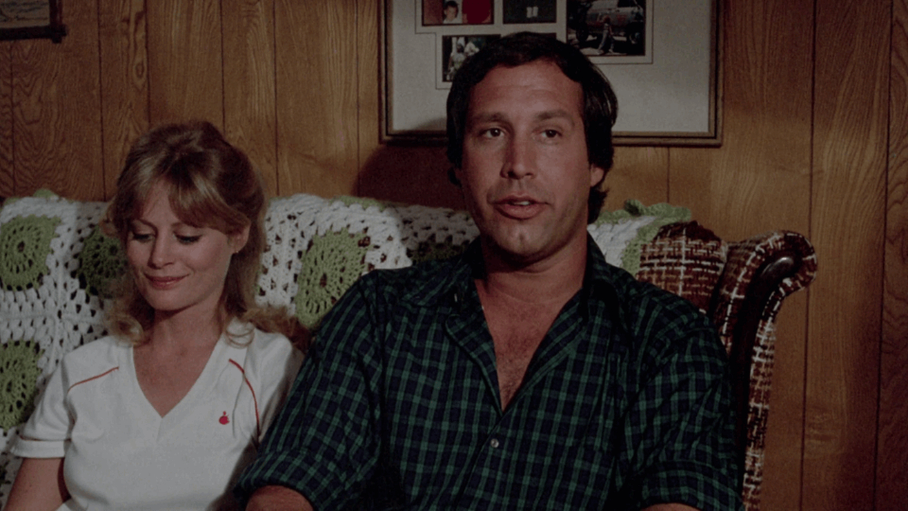 Beverly D'Angelo and Chevy Chase