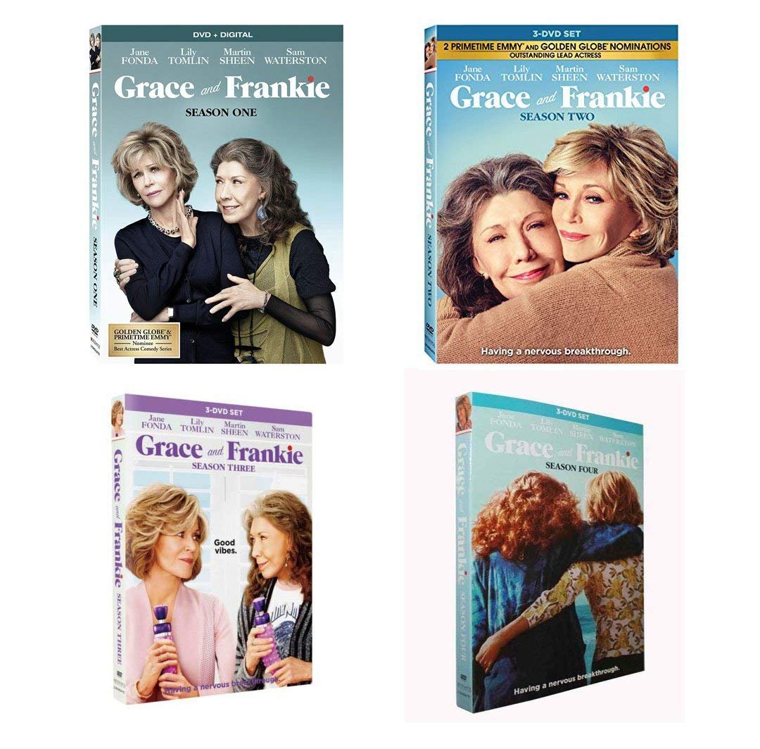 Grace and Frankie: The Complete Series Seasons 1-4 (DVD, 12-Disc Box Set)