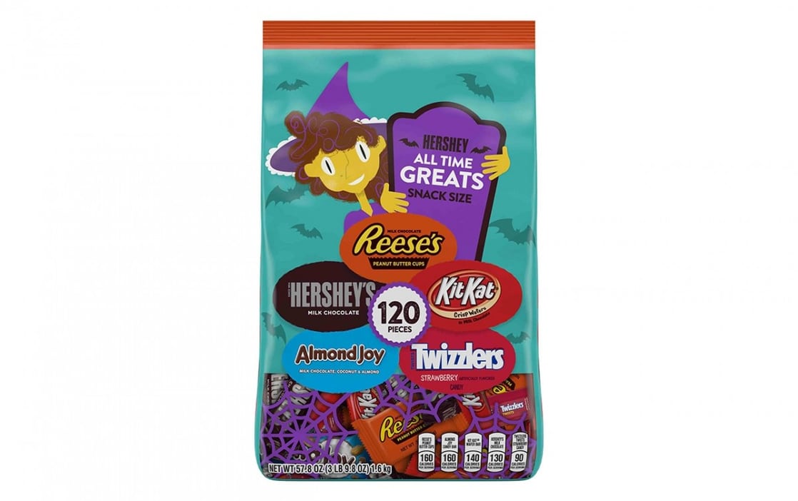 Hershey's All Time Greats Snack Size Halloween Candy Assortment: 120-Piece Bag