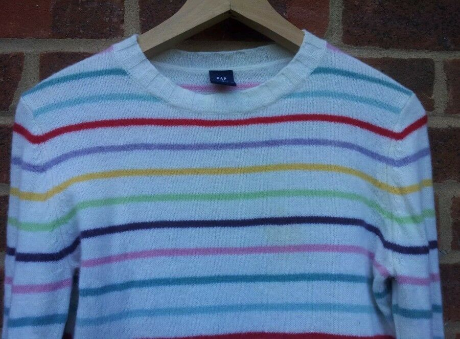 Hermione Granger Gap Striped multi color jumper ASO Harry Potter SA white M gap