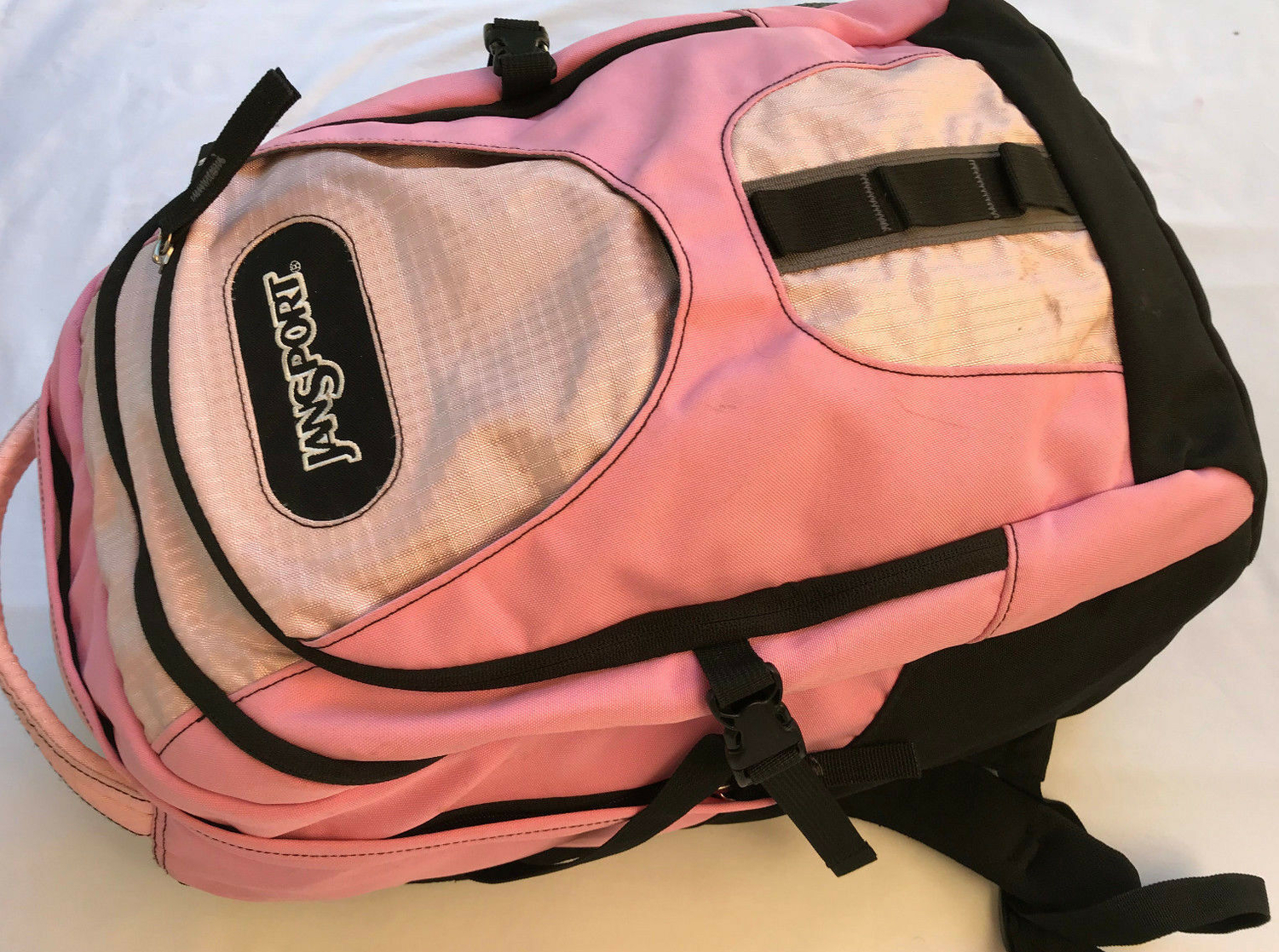 JanSport Airlift 1.1 Pink Adjustable Shoulder Book Bag College Backpack