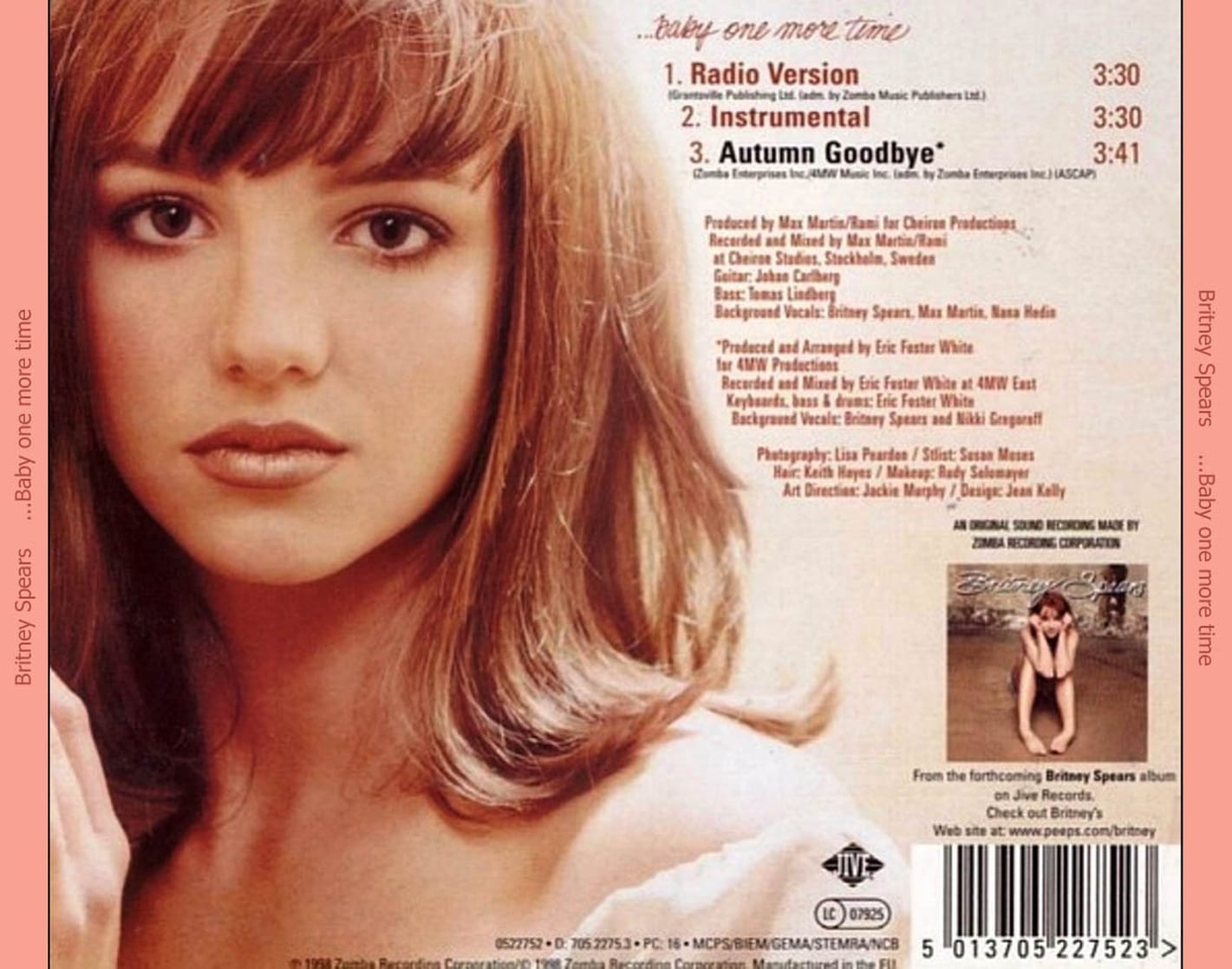 Picture Of Baby One More Time Cd Single