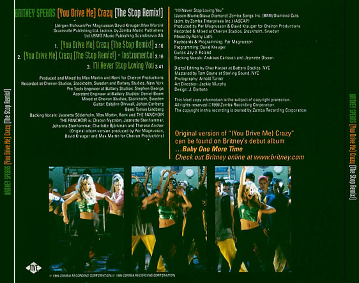 [You Drive Me] Crazy [The Stop Remix!] (Cd Single)