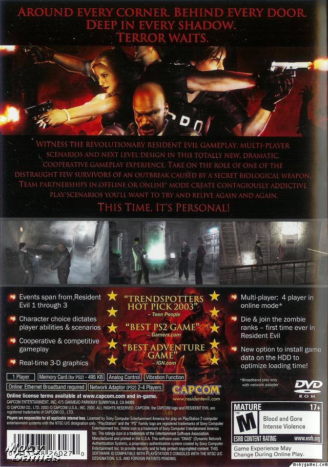 Picture of Resident Evil: Outbreak