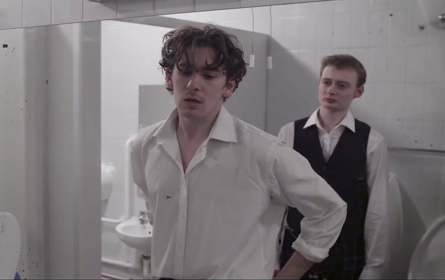 Scene from the Men's Toilets at a Ceilidh