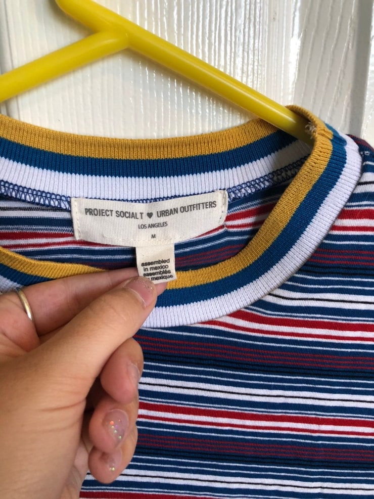 Urban Outfitters Striped Crop Tee picture