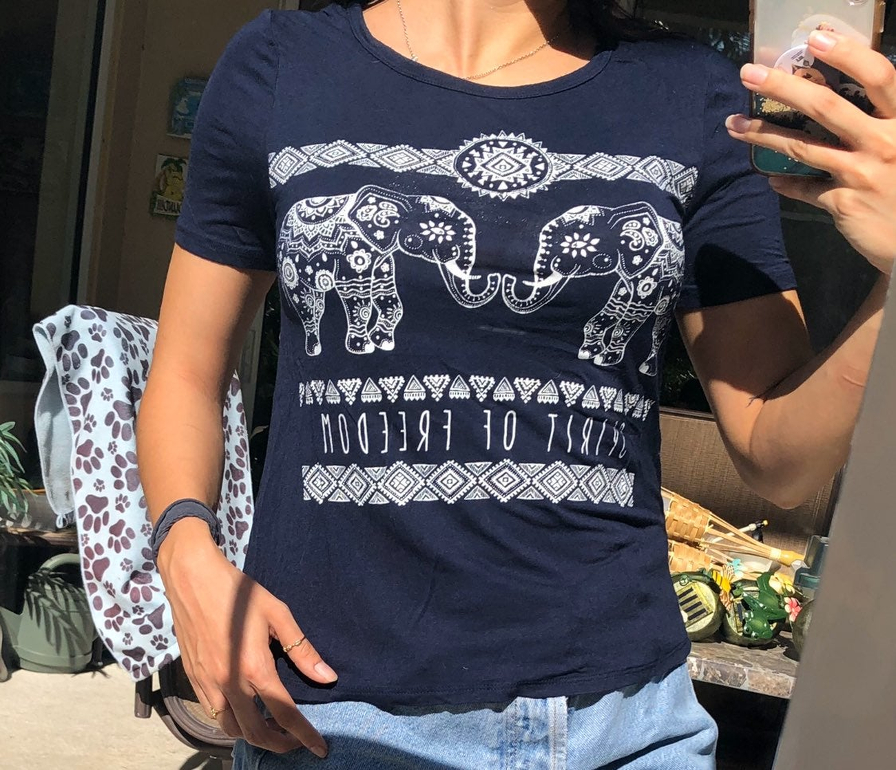 LIKE NEW Urban Outfitters Elephant Shirt