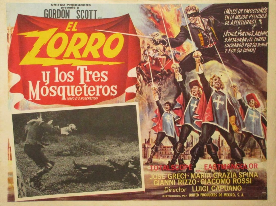 Zorro and the Three Musketeers