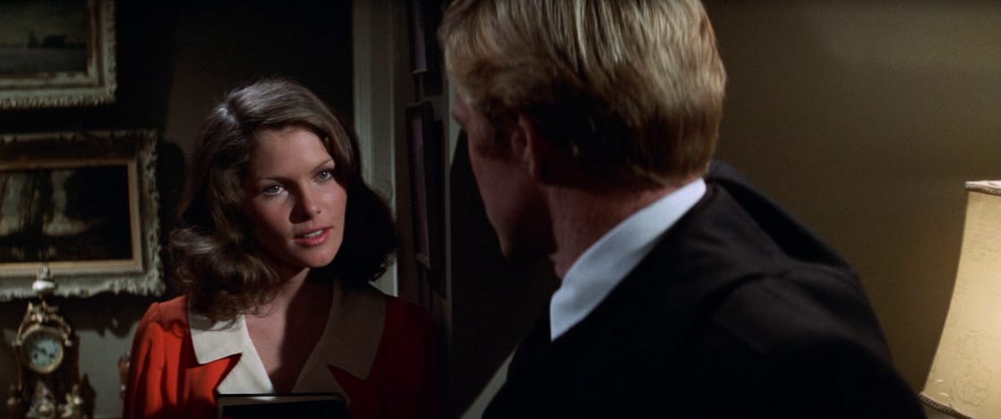 Lois Chiles and Robert Redford