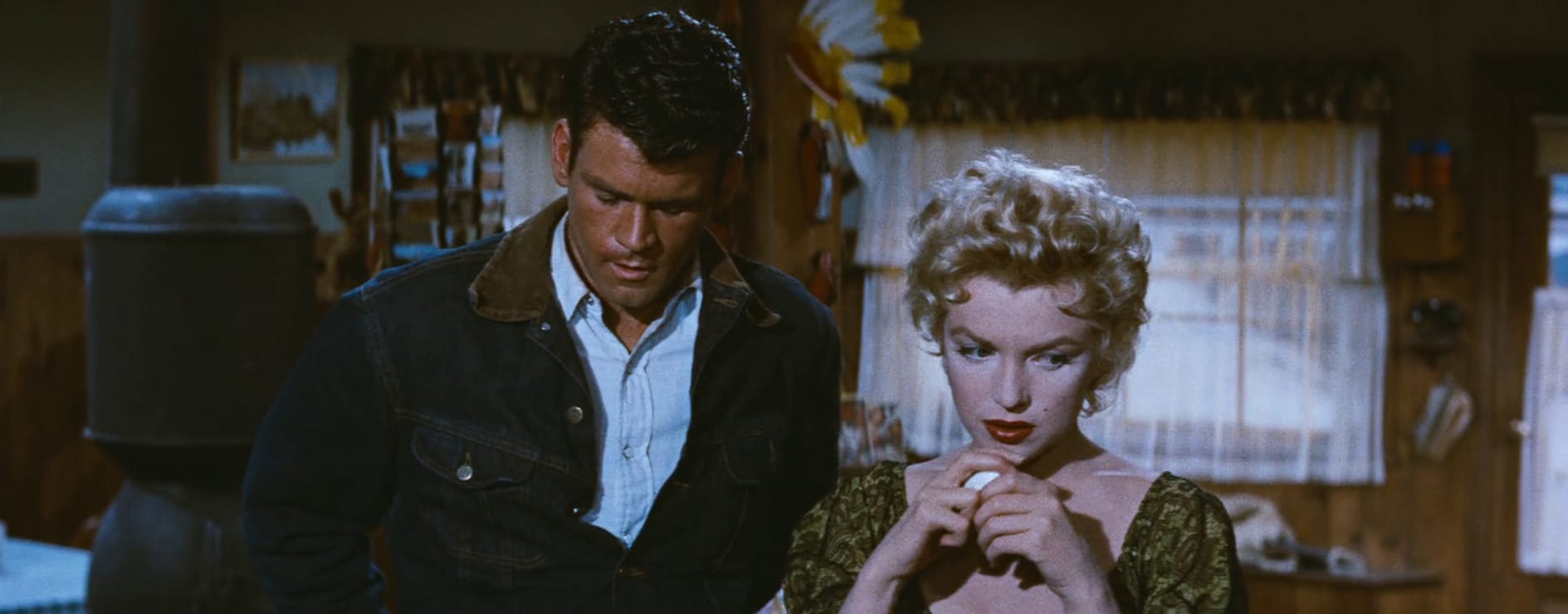 Don Murray and Marilyn Monroe