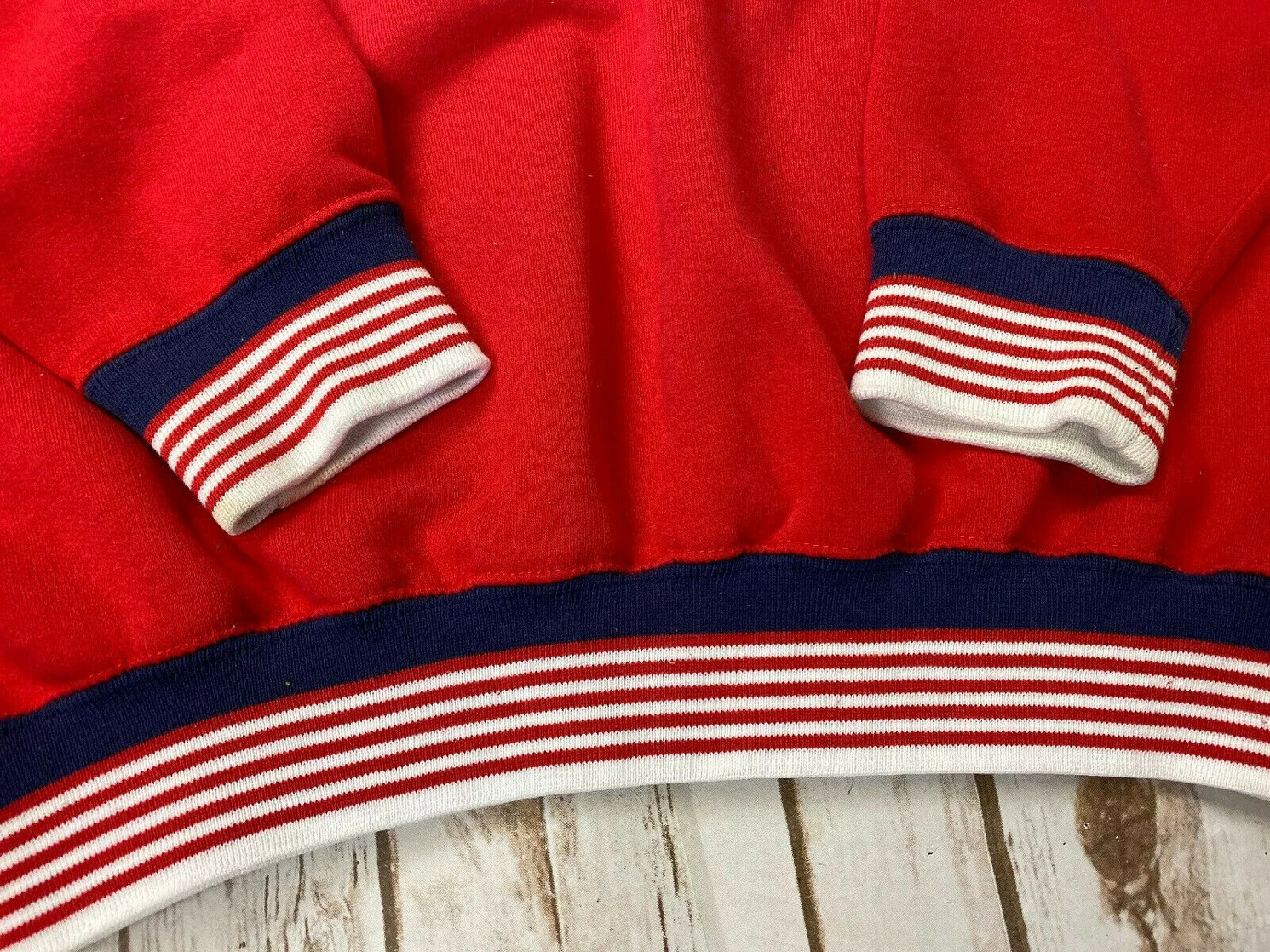 Vtg LTD Jeans The Limited Too Red Sweatshirt Crewneck Logo 90s Spell Out Sz 14