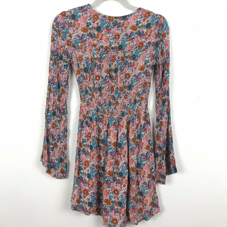 Picture of Urban Outfitters Womens Long Sleeve Floral Tunic Dress ...